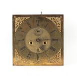 The Henry & Tricia Byrom Collection - an 8-day five pillar longcase clock movement, circa 1730, with
