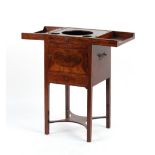 The Henry & Tricia Byrom Collection - an early 19th century George IV mahogany washstand, with