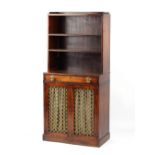 Property of a gentleman - an early 19th century George IV mahogany chiffonier bookcase, with