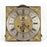 The Henry & Tricia Byrom Collection - an 8-day five pillar longcase clock movement, circa 1740, with