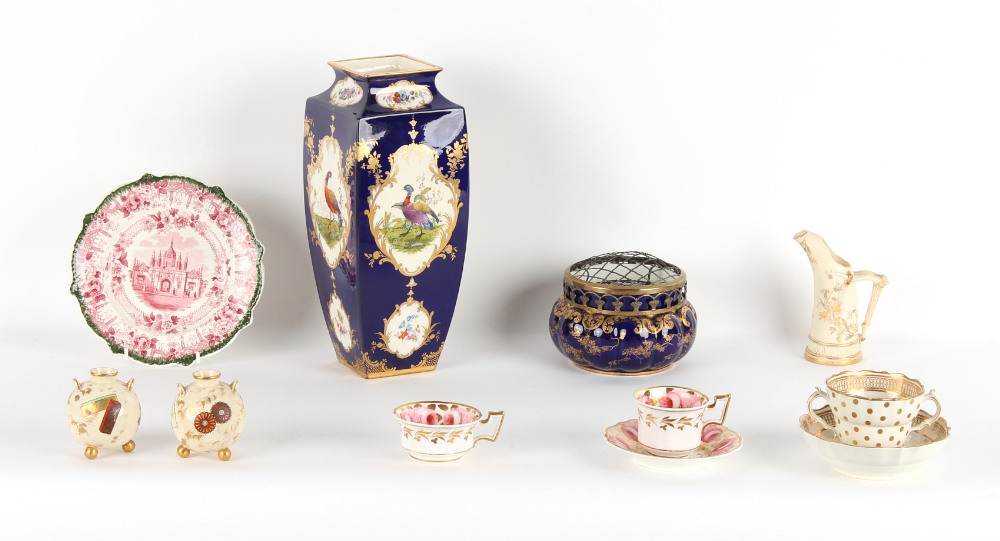 Property of a deceased estate - a small quantity of assorted ceramics, late 18th century and