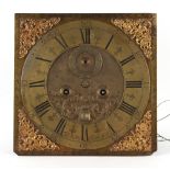 The Henry & Tricia Byrom Collection - an 8-day five pillar longcase clock movement, circa 1720, with