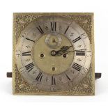 The Henry & Tricia Byrom Collection - an 8-day five pillar longcase clock movement, circa 1710, with