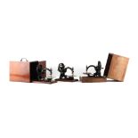 The Henry & Tricia Byrom Collection - three 19th century Willcox & Gibbs sewing machines (two boxed)