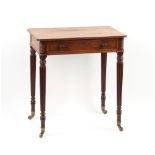 Property of a gentleman - an early 19th century Regency period mahogany writing table, in the manner