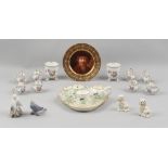 Property of a gentleman - a quantity of assorted ceramics including a late Victorian bachelor tea