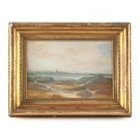 Property of a gentleman - Frank Brooks (1854-1937) - AN ESTUARY SCENE, PROBABLY CHRISTCHURCH WITH