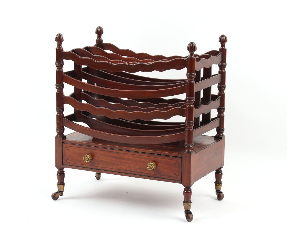 The Henry & Tricia Byrom Collection - an early 19th century Regency period mahogany & ebony strung