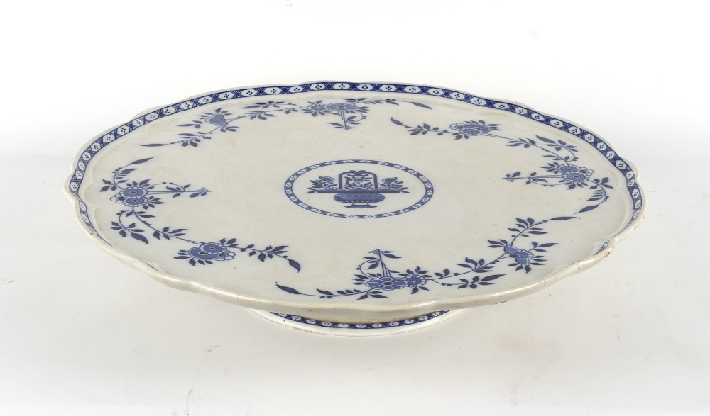 Property of a deceased estate - a large late 19th / early 20th century Mintons blue & white Lazy
