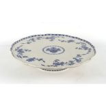 Property of a deceased estate - a large late 19th / early 20th century Mintons blue & white Lazy