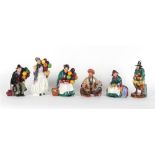 Property of a deceased estate - six Royal Doulton figures comprising Omar Khayyam, The Mask