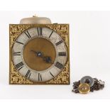 The Henry & Tricia Byrom Collection - a 30-hour rope driven four pillar longcase or wall clock