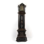 Property of a lady - a very unusual early 20th century bronzed copper cased longcase clock, the