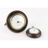 The Henry & Tricia Byrom Collection - a small early 19th century George III mahogany & brass cased