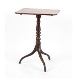 Property of a deceased estate - an early 19th century mahogany rectangular tilt-top occasional table