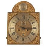 The Henry & Tricia Byrom Collection - an 8-day five pillar longcase clock movement, circa 1700, with