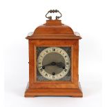 Property of a gentleman - a Smiths walnut cased bracket clock in the George II style, the 8-day