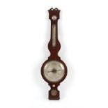 The Henry & Tricia Byrom Collection - a Victorian rosewood banjo barometer, the level signed 'HART /
