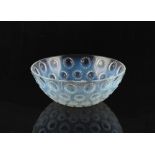 Property of a gentleman - a Lalique Aster pattern bowl, etched pre-1947 'R.LALIQUE / FRANCE' mark,