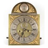 The Henry & Tricia Byrom Collection - an 8-day four pillar longcase clock movement, circa 1740, with