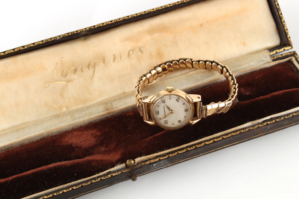 Property of a gentleman - five lady's gold watches and another, comprising a Longines 9ct gold cased - Bild 2 aus 5