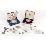 Property of a gentleman - a quantity of coins, mostly silver, including a boxed 1969 H.R.H. Prince