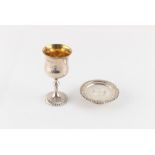 The Henry & Tricia Byrom Collection - a William IV silver travelling communion set, George Charles