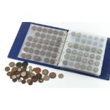 Property of a lady - a coin collection, mostly GB, including an 1834 William IV sixpence, GV