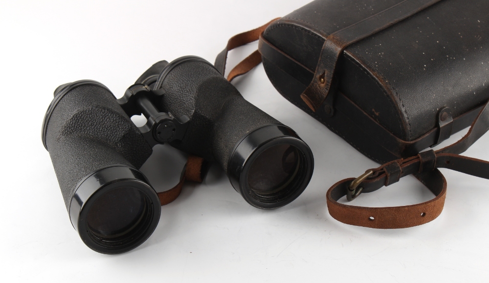 Property of a deceased estate - a pair of Bausch & Lomb U.S. NAVY 7 x 50 binoculars, cased.