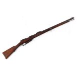 Property of a gentleman - a late 19th century German Gewehr model 88/05 bolt action rifle, marked