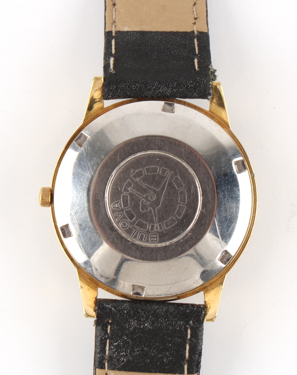 Property of a gentleman - a gentleman's Bulova gold plated automatic wristwatch, with calendar - Bild 3 aus 7