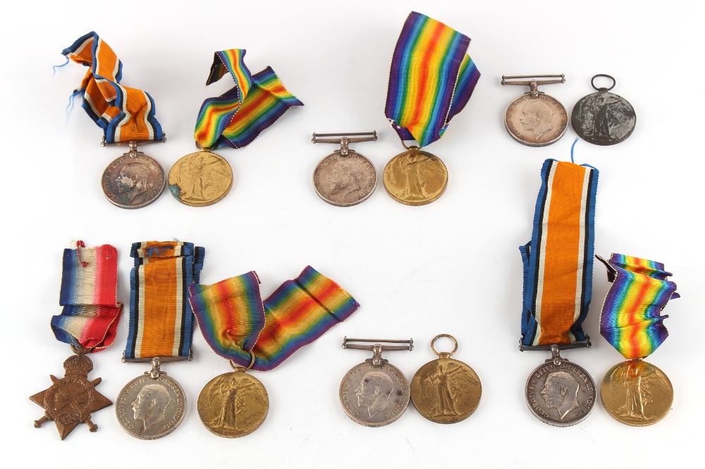 Property of a lady - a trio of First World War or Great War military medals awarded to T3-030125