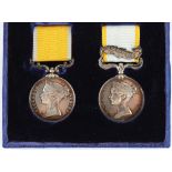 Property of a lady - military medals - a Baltic Medal 1854-55 and a Crimea Medal 1854-56, both un-