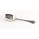 Property of a lady - a Charles II silver rat-tail trefid spoon, Lawrence Coles, London 1684,