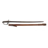 Property of a deceased estate - an 1821 pattern Volunteer Artillery officer's military sword,