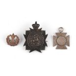 Property of a lady - a military medal or brooch inscribed 'THE SOLDIER'S TOTAL ABSTINENCE