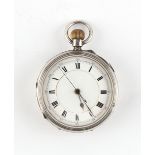 The Henry & Tricia Byrom Collection - a late Victorian silver cased open faced pocket watch with