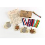 Property of a gentleman - a group of four Second World War WWII military medals including France and