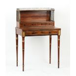 Property of a deceased estate - an early 19th century Regency period rosewood bonheur du jour,