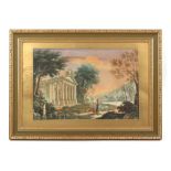 Property of a gentleman - 19th century English school - AN ITALIANATE SCENE - watercolour, 16.35