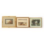 The Henry & Tricia Byrom Collection - a group of three watercolours including Arthur Knowles - '