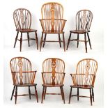 Property of a deceased estate - a group of six Windsor chairs, 18th/19th century, including four