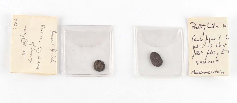 Property of a gentleman - a collection of coins - Verica, circa 10 AD - 40 AD - two silver unit