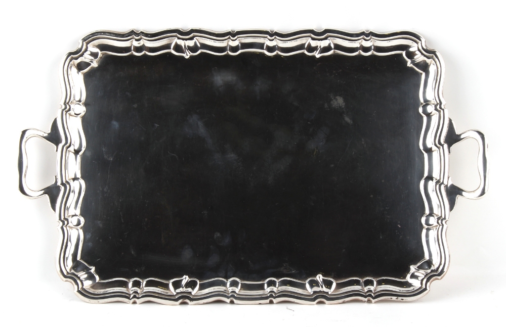 Property of a lady - an early 20th century silver two handled tray, George Jackson & David Fullerton - Image 2 of 2