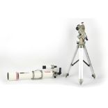 Property of a lady - a Vixen ED102S astronomical telescope, F=920mm, together with a Vixen GPD Great