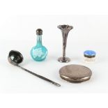 Property of a lady - a small quantity of silver and silver mounted items including a late 19th /