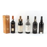 Property of a gentleman - port - five assorted bottles, one each of 1980 Royal Oporto Vintage