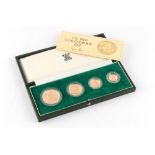 Property of a deceased estate - a collection of gold coins - a 1980 Royal Mint UK Gold Proof Set,