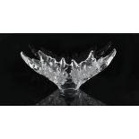 Property of a lady - Lalique - a Lalique 'Champs-Elysees' pattern Grand bowl, signed etched 'Lalique
