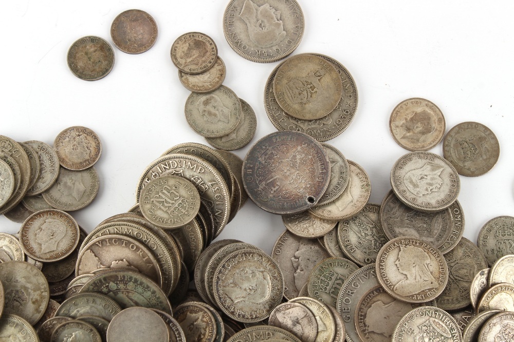 Property of a gentleman - coins - a large quantity of UK silver coinage, early 19th century to 1946, - Image 5 of 7